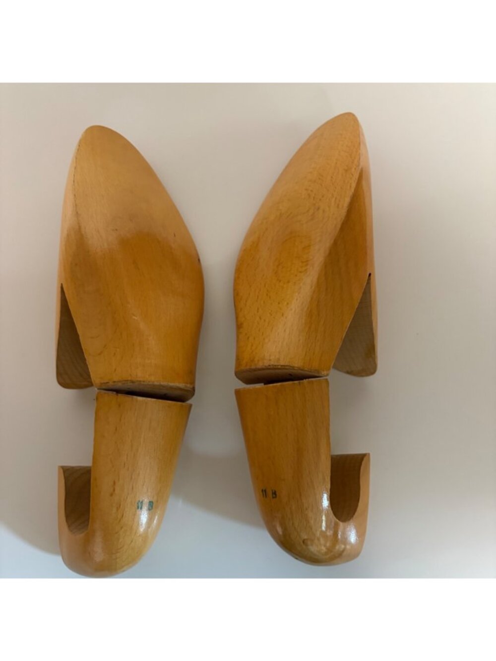 D MacKay Adjustable Wood Shoe Tree Stretchers Lasts Forms 11B Metal Hardware VTG - Picture 5 of 7